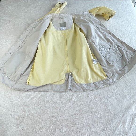 VTG Columbia Denim Jean Jacket Womens Size L Yellow Button Up Pockets Outdoors - Picture 16 of 16